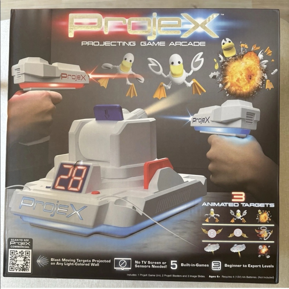 ProjeX Projecting Game Arcade.